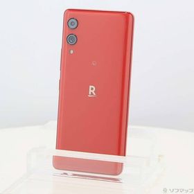 〔中古〕楽天モバイル Rakuten Hand 5G 128GB クリムゾンレッド P780 楽天 SIMフリー〔269-ud〕
