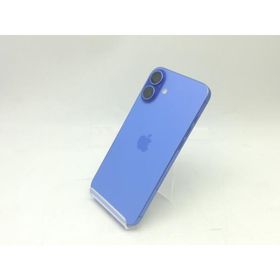 【中古】Apple 国内版 【SIMフリー】 iPhone 16 Plus 128GB ウルトラマリン MXVE3J/A【広島】保証期間１ヶ月【ランクB】