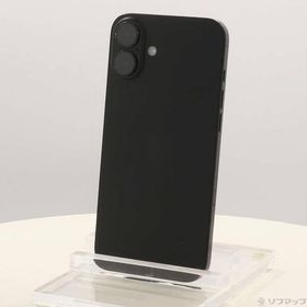 〔中古〕Apple(アップル) iPhone16 Plus 128GB ブラック MXVA3J／A SIMフリー〔368-ud〕