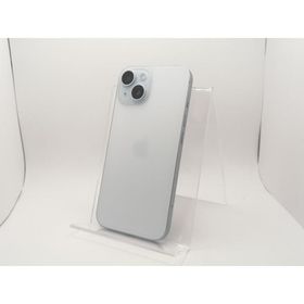 【中古】Apple docomo 【SIMフリー】 iPhone 15 128GB ブルー MTML3J/A【川崎駅前】保証期間１ヶ月【ランクB】