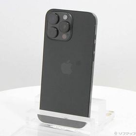 〔中古〕Apple(アップル) iPhone16 Pro Max 512GB ブラックチタニウム MYWL3J／A SIMフリー〔269-ud〕