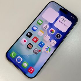 ★利用制限〇★ iPhone 16 Pro Max 256GB ブラックチタニウム SIMロック解除済