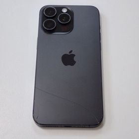 背面割れ SIMフリー iPhone16 Pro Max 256GB ブラック 電池87%