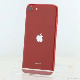 【中古】Apple(アップル) iPhone SE 第3世代 64GB プロダクトレッド MMYE3J／A SIMフリー 【349-ud】