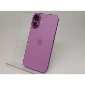 【中古】Apple SoftBank 【SIMフリー】 iPhone 16 128GB ピンク MYDT3J/A【OSU301】保証期間１ヶ月【ランクB】