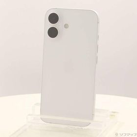 〔中古〕Apple(アップル) iPhone16 512GB ホワイト MYE33J／A SIMフリー〔258-ud〕