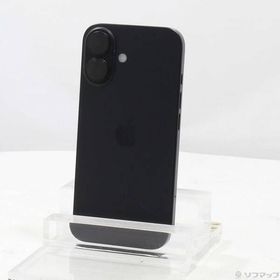 〔中古〕Apple(アップル) iPhone16 512GB ブラック MYE23J／A SIMフリー〔198-ud〕