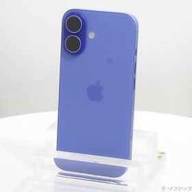 〔中古〕Apple(アップル) iPhone16 256GB ウルトラマリン MYE03J／A SIMフリー〔349-ud〕