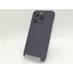 【中古】Apple docomo 【SIMフリー】 iPhone 14 Pro Max 128GB ディープパープル MQ993J/A【静岡】保証期間１ヶ月【ランクC】