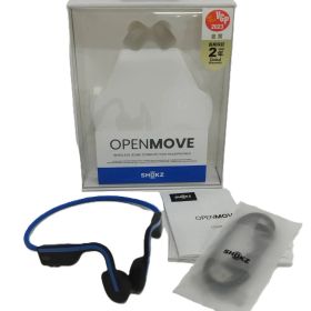 【美品】SHOKZ OpenMove S661 骨伝導イヤホン/ワイヤレス/ブルー/オープンイヤー/Bluetooth