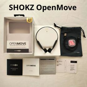 SHOKZ OpenMove 骨伝導イヤホン ブラック×グレー
