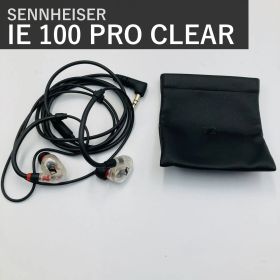 ゼンハイザー Sennheiser IE 100 PRO CLEAR クリア 508941 プロ用モニタリングイヤホン カナル型 有線イヤホン イヤモニ 10mmダイナミックドライバー 専用コネクター ステージ ライブ ミキシング 音楽制作 ポーチ付属