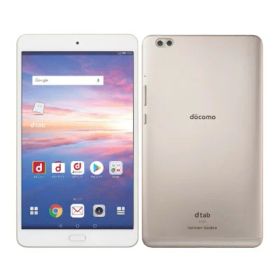 【中古】Bランク 【やや傷や汚れあり】SIMロック解除済み 元docomo Huawei dtab Compact d-02K ゴールド 本体のみ 利用制限〇(白ロム) 送料無料