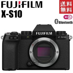 富士フイルム FUJIFILM X-S10 ボディ ブラック Wi-Fi Bluetooth搭載 ミラーレス一眼レフ カメラ レンズ 中古