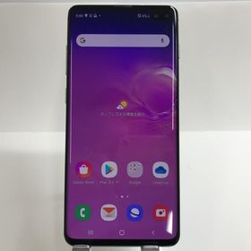 SAMSUNG - ◇R346 SIMフリー au Galaxy S10+ SCV42 ブラック美品の+