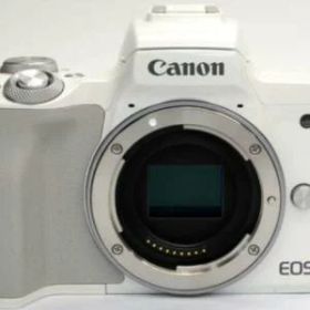 【中古】Canon キヤノン EOS Kiss M ダブルレンズキット ホワイト