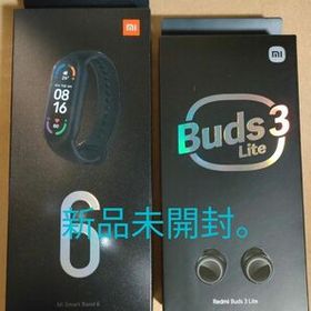 Xiaomi スマートバンド6 Redmi Buds 3 Lite ブラック 新品未開封