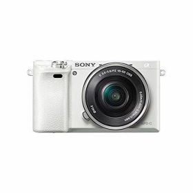 【中古】【1年保証】【美品】SONY α6000 パワーズームキット PZ 16-50mm OSS ホワイト [ILCE-6000L]