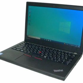 Windows10 Pro 64bit Lenovo Thinkpad X270 20K5-A01A00 Core i3-6006U 2.0GHz メモリ 8GB SSD 240GB 光学ドライブなし 無線LAN 軽量 B5サイズ 12.5インチ Bluetooth WPS Office2付き