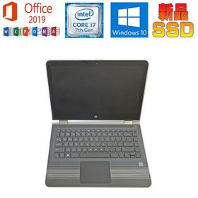 ノートパソコン HP Pavilion 13 X360 タッチ対応 Microsoft Office 2019 Core i7 7500U 2.7GHz 8GB SSD256GB 13.3型FHD Webカメラ 英語配列 中古パソコン