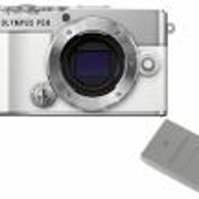 OLYMPUS オリンパス PEN E-P7 ボディー（ホワイト） ミラーレス一眼カメラ＋BLS-50 リチウムイオン充電池セット