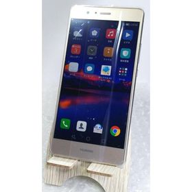 UQ Huawei P9 LITE Premium GOLD ゴールド VNS-L52 16GB 本体 白ロム SIMロック解除済み SIMフリー 美品 585980
