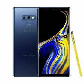 (再生新品)海外SIMフリー Samsung Galaxy Note9 N960U1 SIMフリースマートフォン 512GB ブルー(Ocean Blue) 国際送料無料
