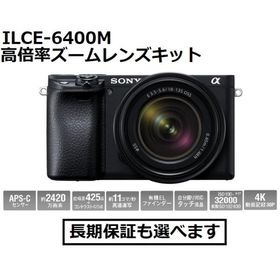 ソニー デジタル一眼カメラ ILCE-6400M α6400 高倍率ズームレンズキット