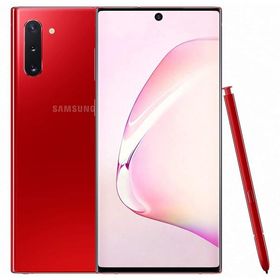 (再生新品) Samsung Galaxy Note10 SM-N970/971 海外SIMフリースマートフォン 256GB レッド(Aura Red) | 国際送料無料