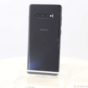 Galaxy s10+ SCV42 ブラック　黒　美品