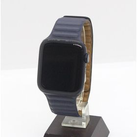 Apple Watch SE 第2世代 GPSモデル 44mmケース A2723 ミッドナイト アルミニウム インク レザーリンク M/L SE2 2017235