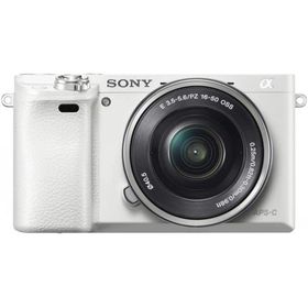 ソニー SONY α6000 パワーズームレンズキット E PZ 16-50mm F3.5-5.6 OSS ホワイト ILCE-6000L W