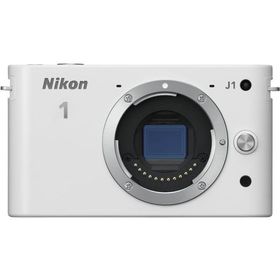 Nikon ミラーレス一眼カメラ Nikon 1 J1 ホワイト ボディ