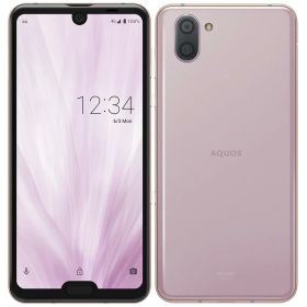 【中古】A＋ランク 【未使用に近い】SIMロック解除済み 元au SHARP AQUOS R3 SHV44 ピンクアメジスト ネットワーク利用制限〇(白ロム) 送料無料