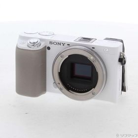 〔中古〕SONY(ソニー) ミラーレス一眼カメラ α6100 ILCE-6100 W ホワイト ボディ単体〔344-ud〕