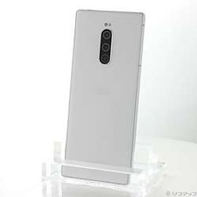 Xperia 1 White sov40 新品未使用スマホ/家電/カメラ - スマートフォン本体