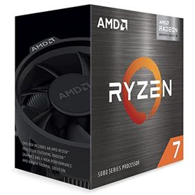 AMD Ryzen 7 5700G with Wraith Stealth cooler 3.8GHz 8コア / 16スレッド 72MB