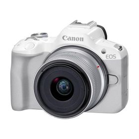 Canon EOS R50 RF-S18-45 IS STM レンズキット [ホワイト]【お取り寄せ商品（３週間から４週間程度での入荷、発送）】（2100000015626）