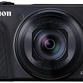 【中古】Canon コンパクトデジタルカメラ PowerShot SX740 HS ブラック 光学40倍ズーム/4K動画/Wi-Fi対応 PSSX740HSBK