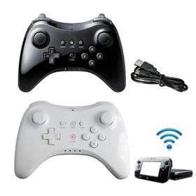 任天堂 Wii U PRO コントローラー ワイヤレス 振動機能付き ゲームパッド ホワイト 白 ブラック 黒