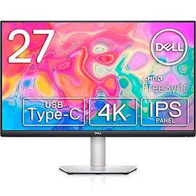 Dell S2722QC 27インチ 4K モニター (3年間無輝点交換保証/IPS非光沢/USB Type-C