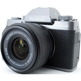 フジフイルム ミラーレス FUJIFILM X-T200 レンズキット ダークシルバー Wi-Fi ＆ Bluetooth搭載 新品SDカード付き