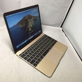 〔中古〕MacBook 12-inch Mid 2017 MNYK2J/A Core_m3 1.2GHz 8GB SSD256GB ゴールド 〔10.15 Catalina〕(中古1ヶ月保証)