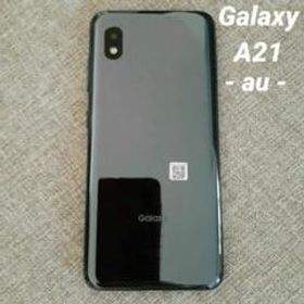 Galaxy A21 ブラック64GB SIMロック解除済 au 下8898 - スマートフォン本体