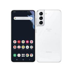 (中古良品)〈SIMフリー〉SAMSUNG Galaxy S21 5G SCG09 256GB ホワイト au解除版 (安心保証90日/赤ロム永久保証) GalaxyS215G 本体 Android スマホ