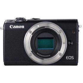 ミラーレス一眼 中古 Canon キャノン EOS M100 ブラック ボディ 新品SDカード付