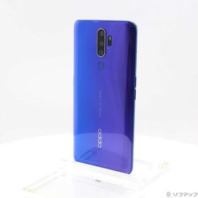 ラッピング不可】 中古【美品】スマホ OPPO A5 2020 ブルーグリーン