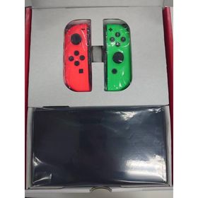 『中古』Nintendo Switch (有機ELモデル) ストア版 HEG-S-KAYAA ネオンレッド・ネオングリーン