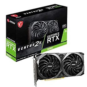 【中古】MSI GeForce RTX 3060 VENTUS 2X 12G OC グラフィックスボード VD7553