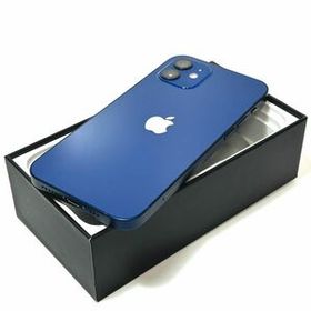 【新品同様】Apple｜iPhone 12 64GB｜最大バッテリー容量90%｜ブルー｜速達発送可｜動作確認済